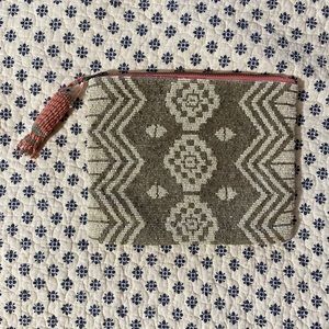 Jasper & Jeera hand beaded clutch